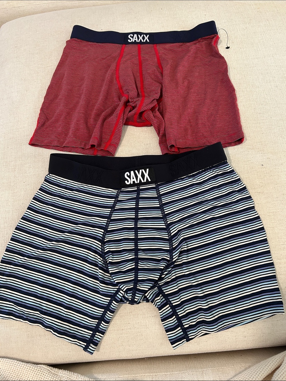 SAXX BUNDLE OF TWO Vibe Xtra Soft Comfort Everyday Boxer Brief 6", Medium, NWOT